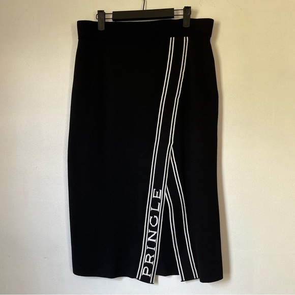 Pringle of Scotland X H&M knit logo skirt size large - Picture 3 of 8